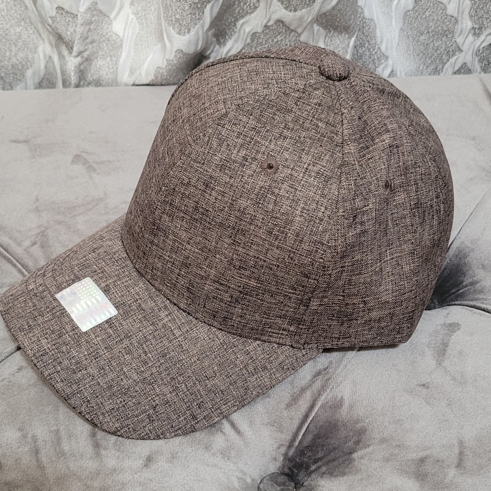 Denim Baseball Cap | Classic Adjustable Hat | Brown